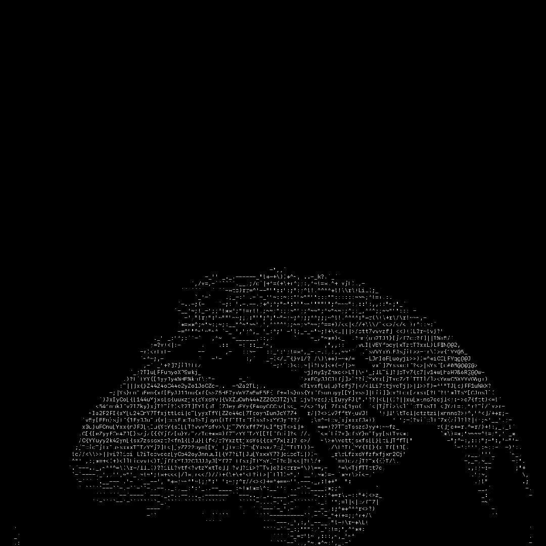 ASCII planet animation preview